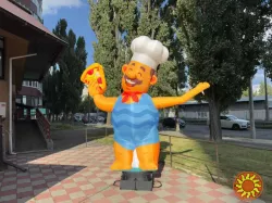 Наружная реклама человек надувной 3D копии товаров, персонажей, животных 3.4 м