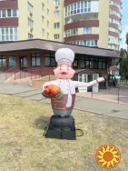 Наружная реклама человек надувной 3D копии товаров, персонажей, животных 3.4 м