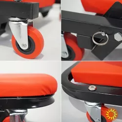 Складне роликове крісло-лежак для ремонту авто