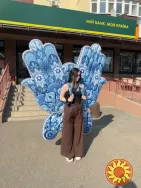 Крылья надувные на человека 3х3 м 2 кг 4 часа работы на одном заряде