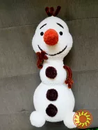 М'яка іграшка в'язана сніговик Олаф 45 см Холодне серце