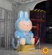 Лабубу надувной 5 м для создания образа компании увеличения продаж