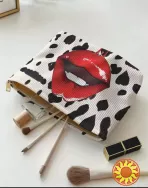 Косметичка містка з яскравим принтом