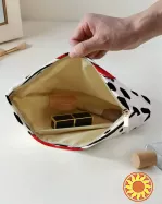 Косметичка містка з яскравим принтом