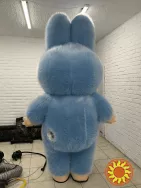 Надувной костюм Лабубу 240 см с вентилятором 4 часа работы на одном заряде