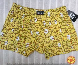 Чоловічі боксери BRES з принтом «Каченята» (арт. MSHK 304/03/133)