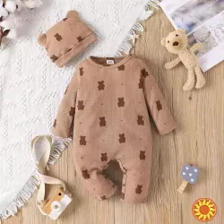 Комплект для немовля: комбінезон + шапочка