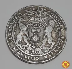Гданський талер - Владислав IV 1637 року "Ваза" Копія.