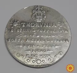 Талер 1629 р. "Торунь в облозі". Копія.