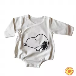 Комплект для немовля 'Снупі': боді + шапочка + шкарпетки