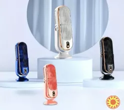 Вентилятор-кондиціонер акумуляторний, 5 швидкостей, до 5 годин роботи