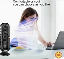 Вентилятор-кондиціонер акумуляторний, 5 швидкостей, до 5 годин роботи