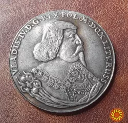 Польща Талер 1636 року. Бюст Владислава IV. Копія.
