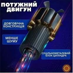 Автомобільний компресор 12 вольт з ліхтарем та насадками для закачування шин, насос у машину від прикурювача