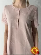 Жіноча нічна сорочка з коротким рукавом "Grace" (арт. LDK 103/21/01)