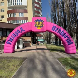 Надувная арка уличная реклама Надувной старт финиш Акции презентации