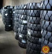 Шини на автонавантажувачі та електрокари пневматика та гусматик усіх розмірів R8-R24