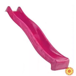 Горка спуск 3 м tsuri для детей на площадку малиновая