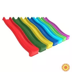 Горка спуск 3 м tsuri для детей на площадку малиновая