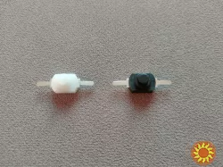 Кнопка компактная с фиксацией для фонариков и других устройств