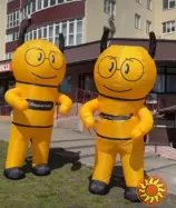 Наружная реклама надувная мобильная Привлечение покупателей 3.4 м