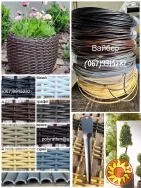 Штучний ротанг для плетіння кашпо у бухтах купити в Україні