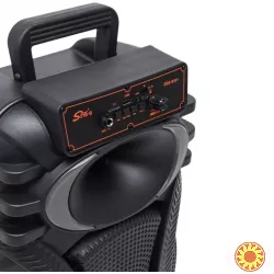 Портативна колонка ZQS10101 блютуз з 2 мікрофонами караоке (1 провідний та 1 бездротовий), 45см