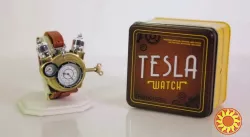 Tesla часы с газоразрядными лампами