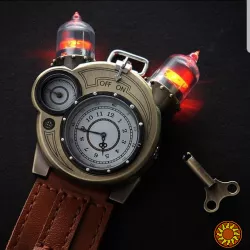 Tesla часы с газоразрядными лампами