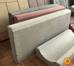 Бордюр тротуарний садовий вібролітий