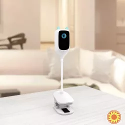 Відеоняня SMART WIFI C1 з гнучкою ніжкою + кут огляду 150 градусів