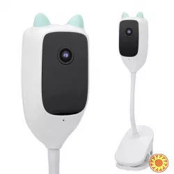 Відеоняня SMART WIFI C1 з гнучкою ніжкою + кут огляду 150 градусів