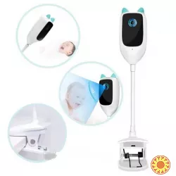 Відеоняня SMART WIFI C1 з гнучкою ніжкою + кут огляду 150 градусів