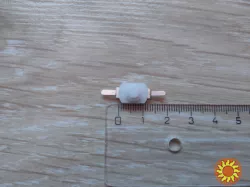 Кнопка белая с фиксацией вкл.выкл