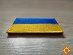 Нашивка на одежду Флаг Украины на липучке