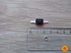 Кнопка с фиксацией чёрная