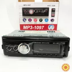 Автомагнітола MP3-1097 BT ISO зі знімною панеллю, Автомагнітола магнітола в авто з Usb сенсорна