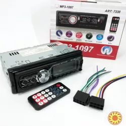 Автомагнітола MP3-1097 BT ISO зі знімною панеллю, Автомагнітола магнітола в авто з Usb сенсорна