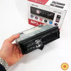 Автомагнітола MP3-1097 BT ISO зі знімною панеллю, Автомагнітола магнітола в авто з Usb сенсорна