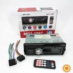 Автомагнітола MP3-1097 BT ISO зі знімною панеллю, Автомагнітола магнітола в авто з Usb сенсорна