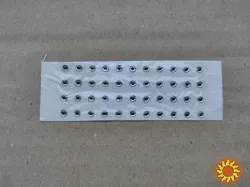 Глаза серебритые для воблеров 44 штук