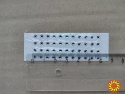 Глаза серебритые для воблеров 44 штук