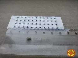 Глаза серебритые для воблеров 44 штук