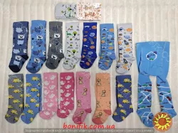 Різнобарвні махрові дитячі колготки ТМ "АfRiсa" (розмір 12) арт. 302К