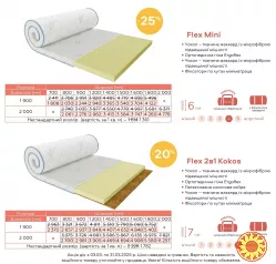 Тонкий міні-матрас Sleep&Fly (висота 6-8см) покращить Ваш сон!