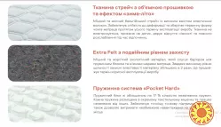 Матрац Denim Indigo. Підвищена жорсткість, надійність та комфорт. Знижка -28%!