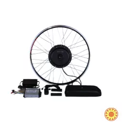 Повний електронабір з мотор-колесом 48v600w в обід 20' - 28' і літій-іонної АКБ 48v10Ah(L17) на раму