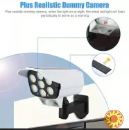 Вуличний ліхтар із датчиком руху на сонячних батареях