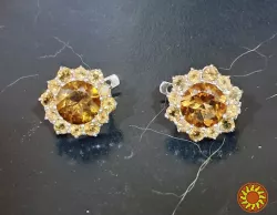 КУПИТИ СРІБНІ СЕРЕЖКИ з цитринами в нас.