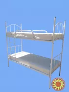 Ліжко металеве двоярусне